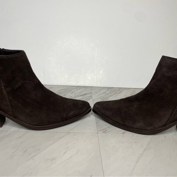 Blondo Naple Brown Suede Waterproof Bootie 9M - Picture 9 of 16